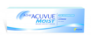 1-day ACUVUE MOIST  for Astigmatism boîte de 30