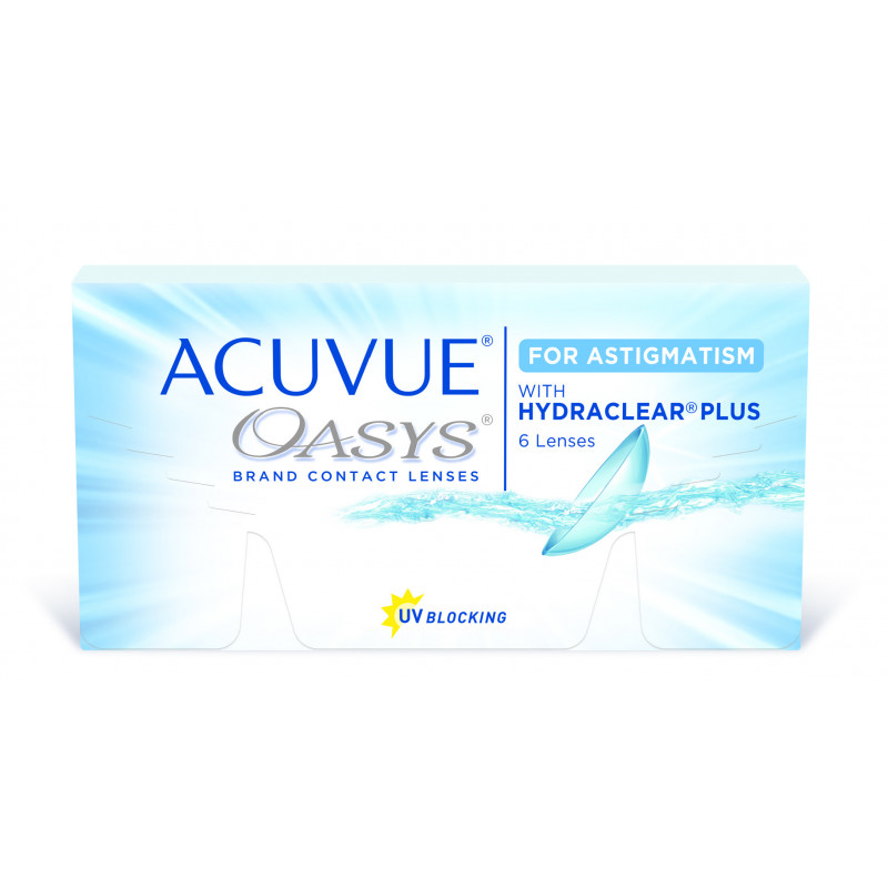 ACUVUE OASYS for Astigmatism with Hydraclear Plus boîte de 12 lentilles