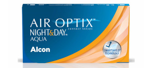 AIR OPTIX NIGHT&DAY AQUA boîte de 6 lentilles