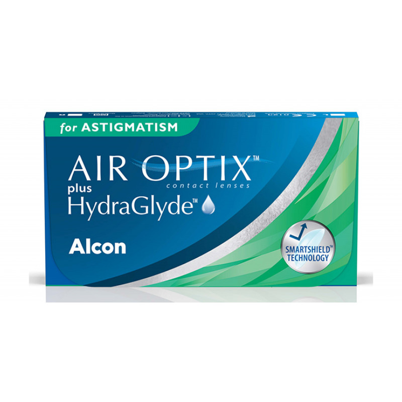 AIR OPTIX plus HydraGlyde Toric boîte de 6 lentilles