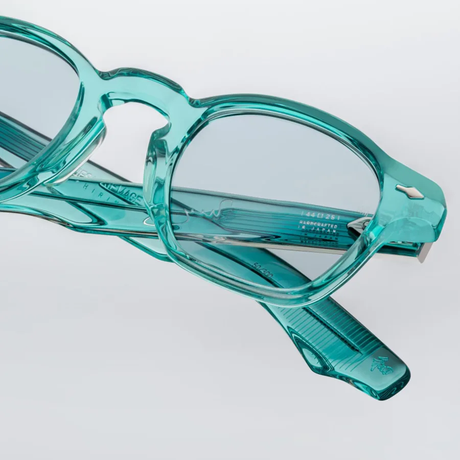 Jacques Marie Mage Eyewear Yasiin Bey Collection Zephirin Sunglasses Colour Turquoise